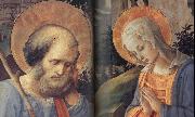 Fra Filippo Lippi, Details of  The Adoration of the Infant jesus